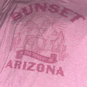 *H&M* sunset arizona pink shirt size medium